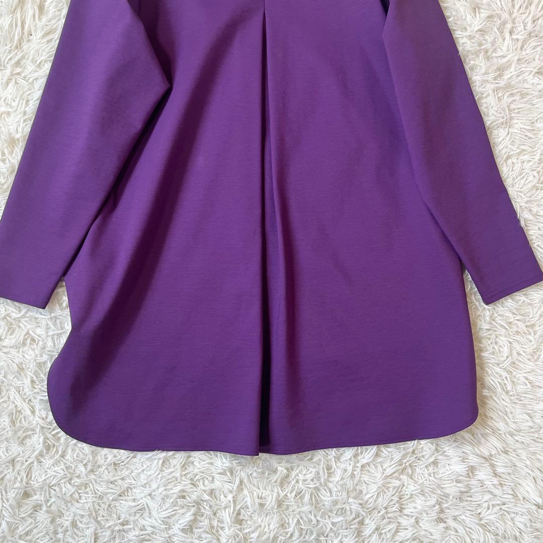 ★美品★LE PHIL ハイストレッチポンチジャージートップス　パープル
