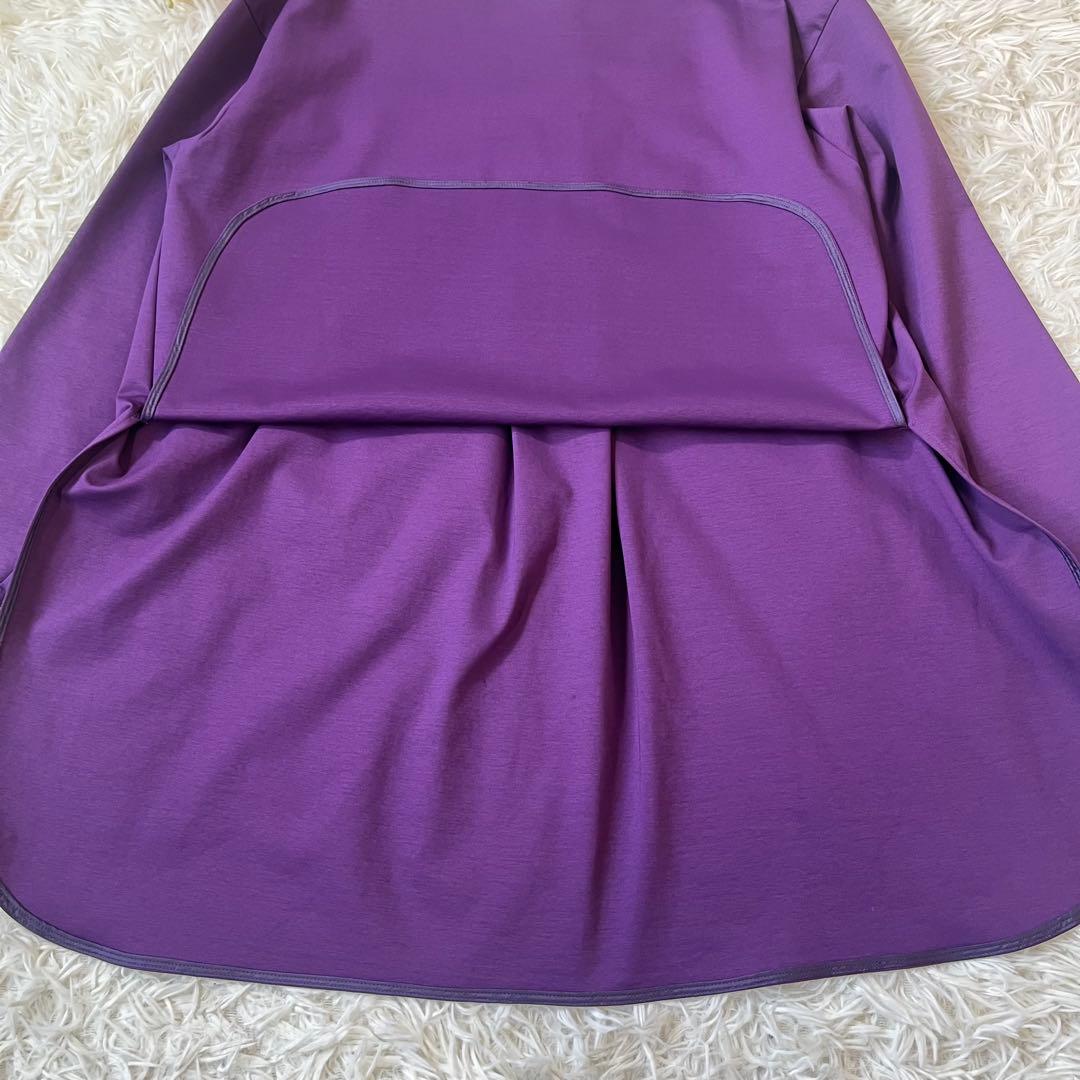 ★美品★LE PHIL ハイストレッチポンチジャージートップス　パープル