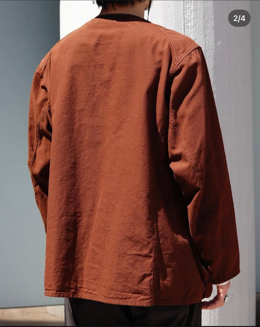 数回のみ着用COMOLI 24SS コットンダックス ハンティングジャケット3番