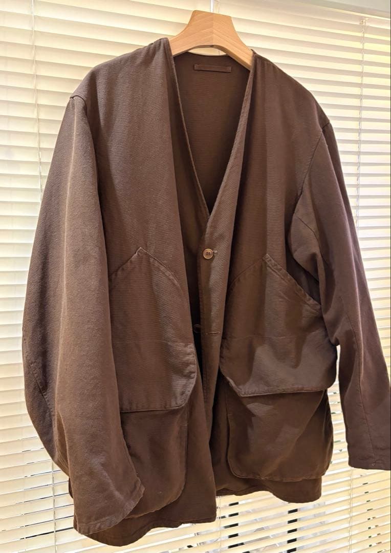 数回のみ着用COMOLI 24SS コットンダックス ハンティングジャケット3番