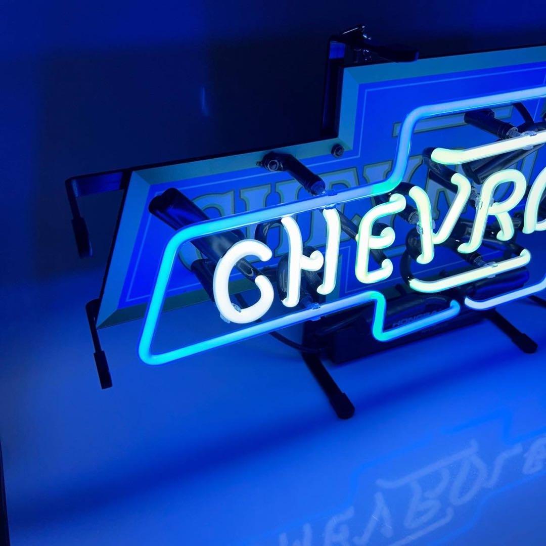 緊急入荷★シボレーネオン看板★アメリカン雑貨 USA ガレージ 電飾看板