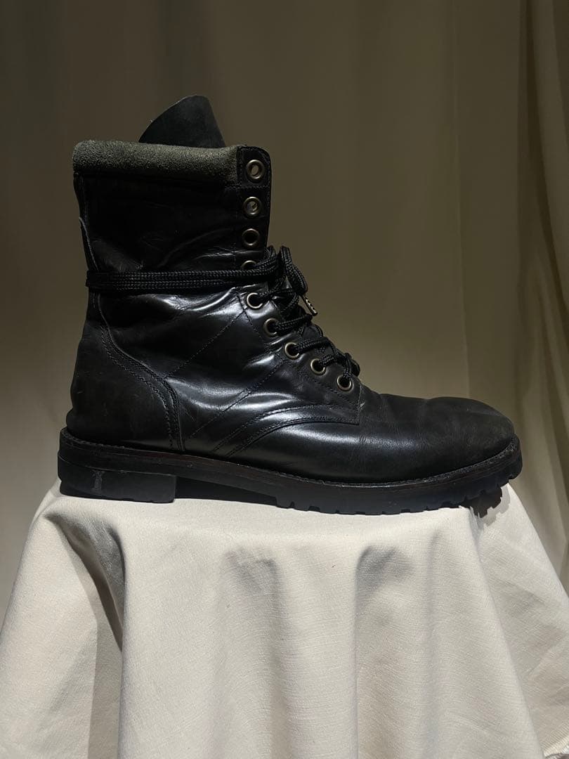 靴 FW2008 Number Nine Calfskin Combat Boots