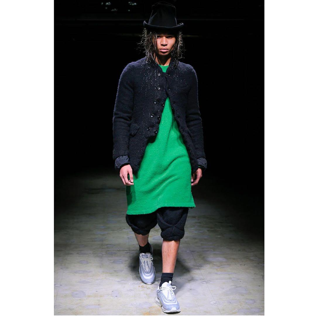 コムデギャルソンオムプリュス　22AWノマド期 ウール縮絨 ショーツ　L