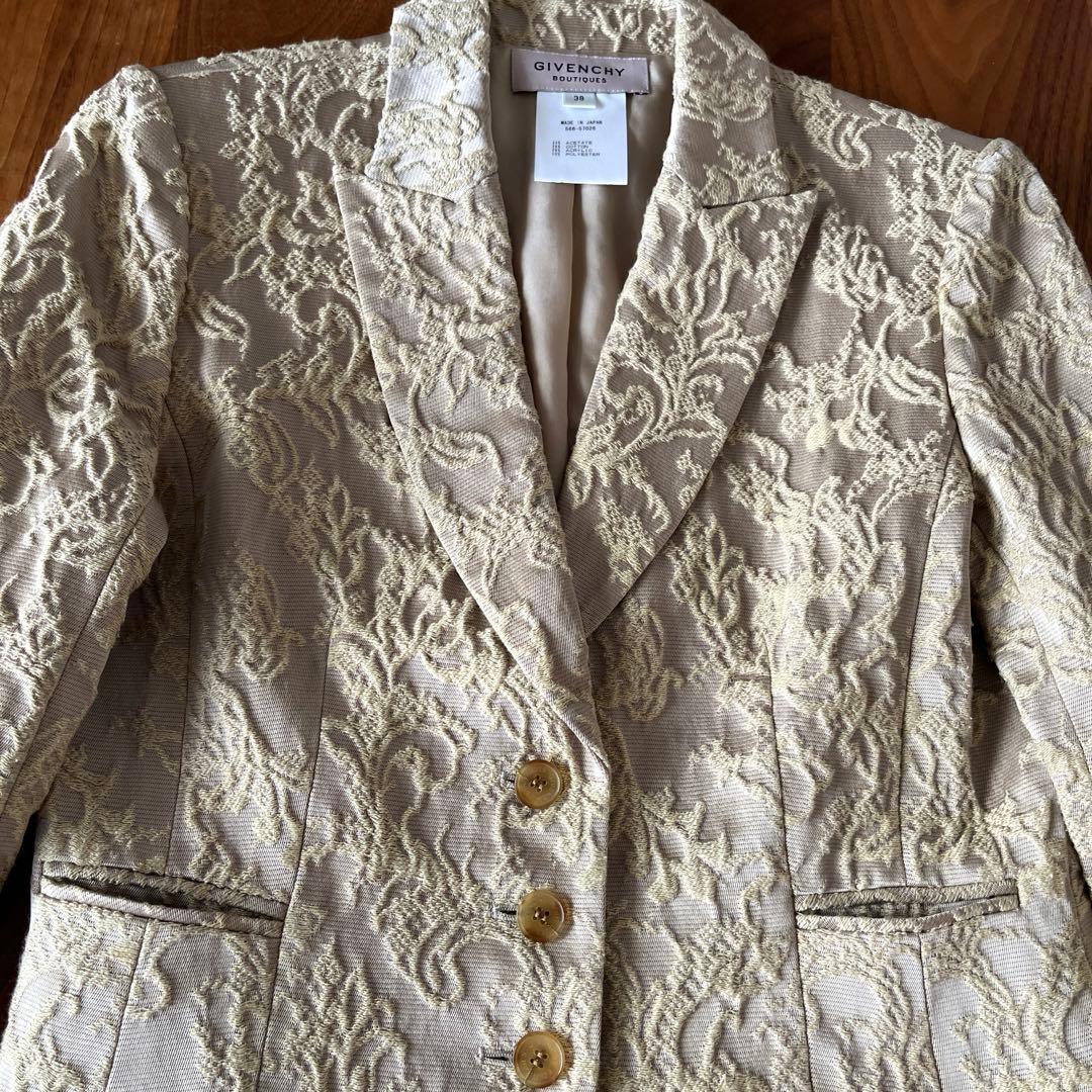 ジバンシー Givenchy テーラードジャケット 美品　ゴージャス　パーティ