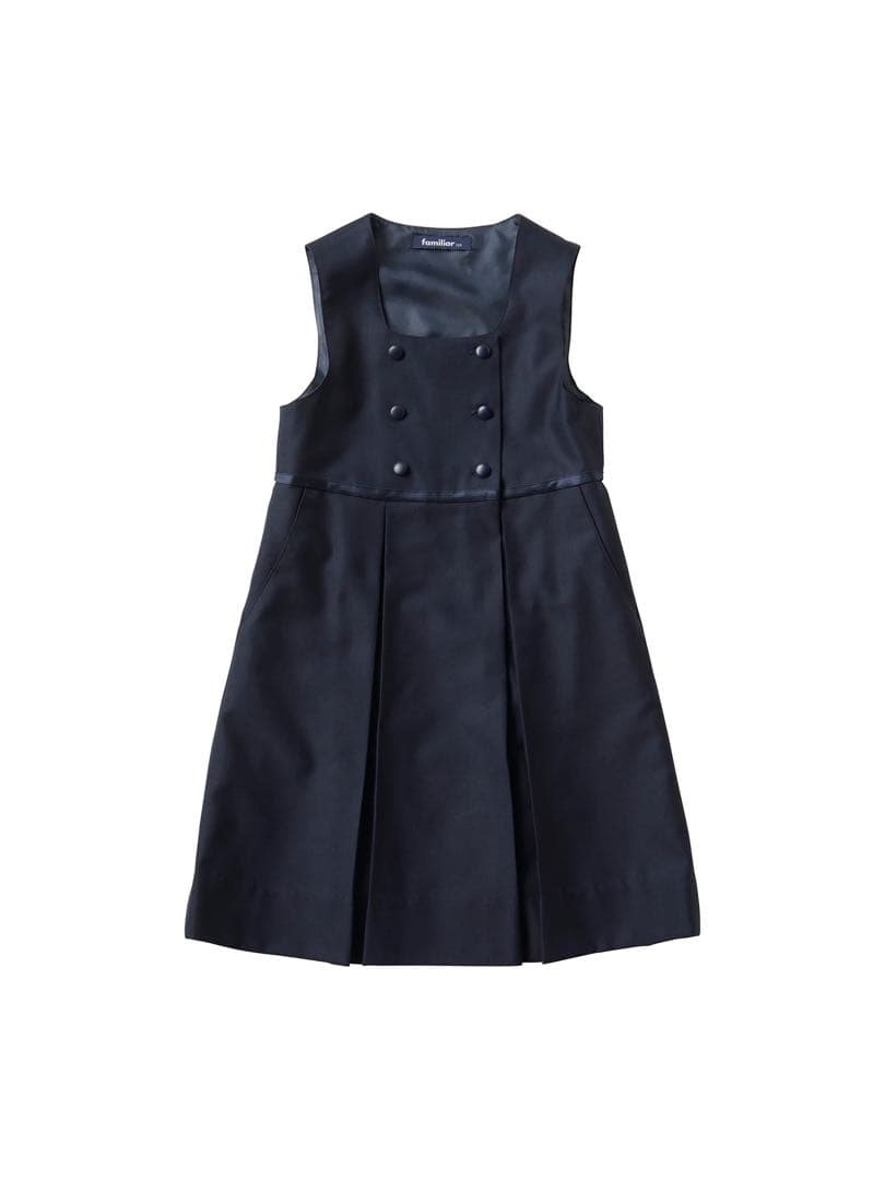 【美品】ファミリア　お受験アンサンブルセット　ワンピース&ボレロ