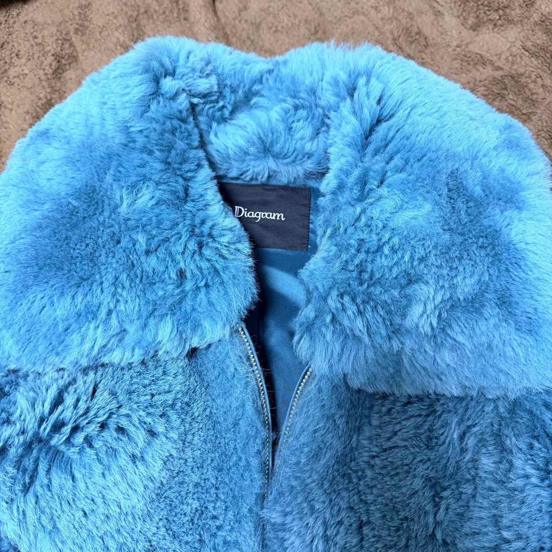 未使用級！定14万グレースファーボンバージャケット　ダイアグラム　グレースクラス