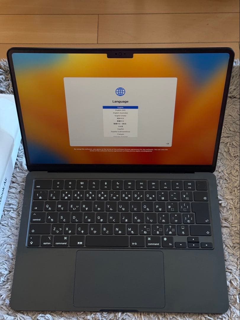 超美品！MacBook Air M2 13インチ 8GB/256GBミッドナイト