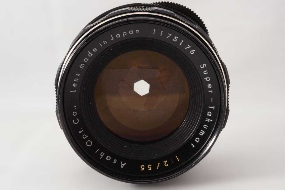 PENTAX SP II ＆ Super Takumar 55 F2(黄色文字)