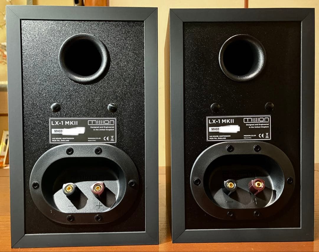 Mission LX-1 MKII ブラックスピーカー 3年保証