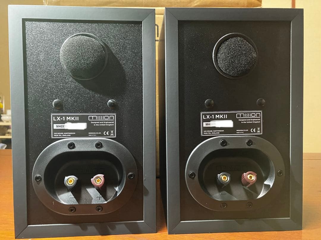 Mission LX-1 MKII ブラックスピーカー 3年保証
