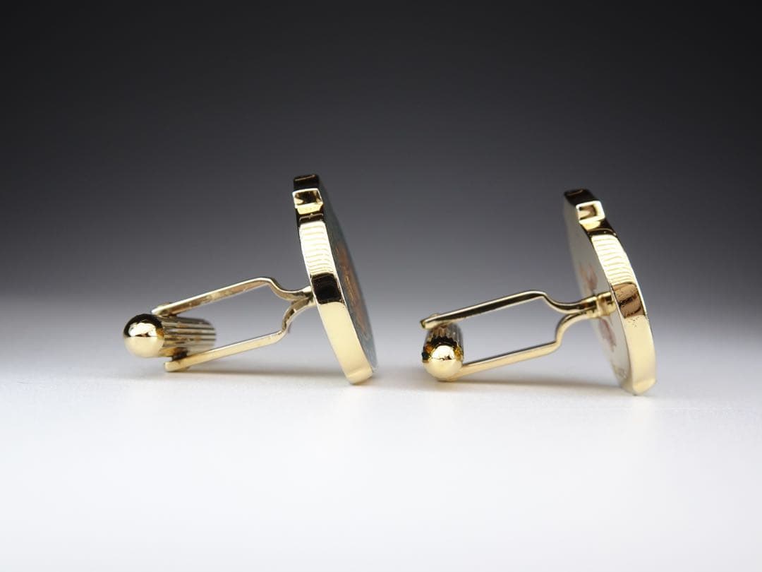 アンダーアーマー　バーバリー　グリーン　スケルトン　カフス　カフリンクス