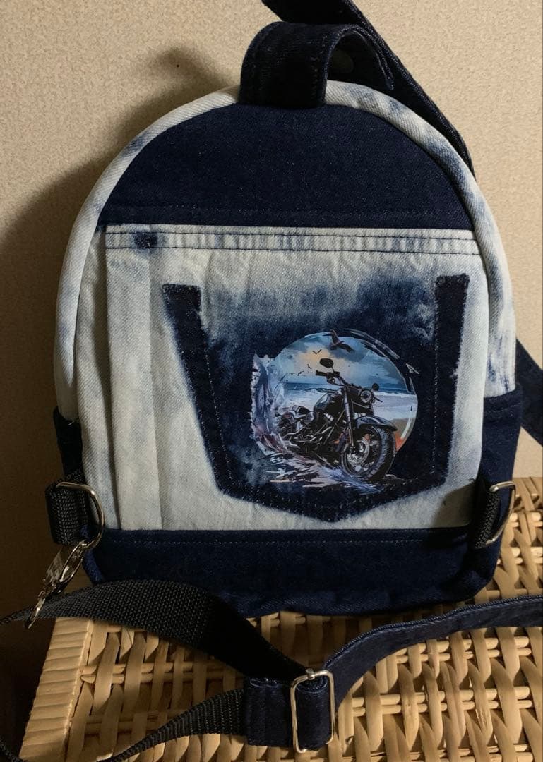 【キンザン号】ボディバッグ(小)×2、デニムリメイク