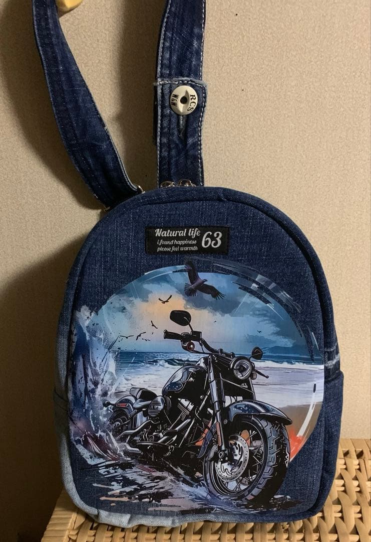 【キンザン号】ボディバッグ(小)×2、デニムリメイク