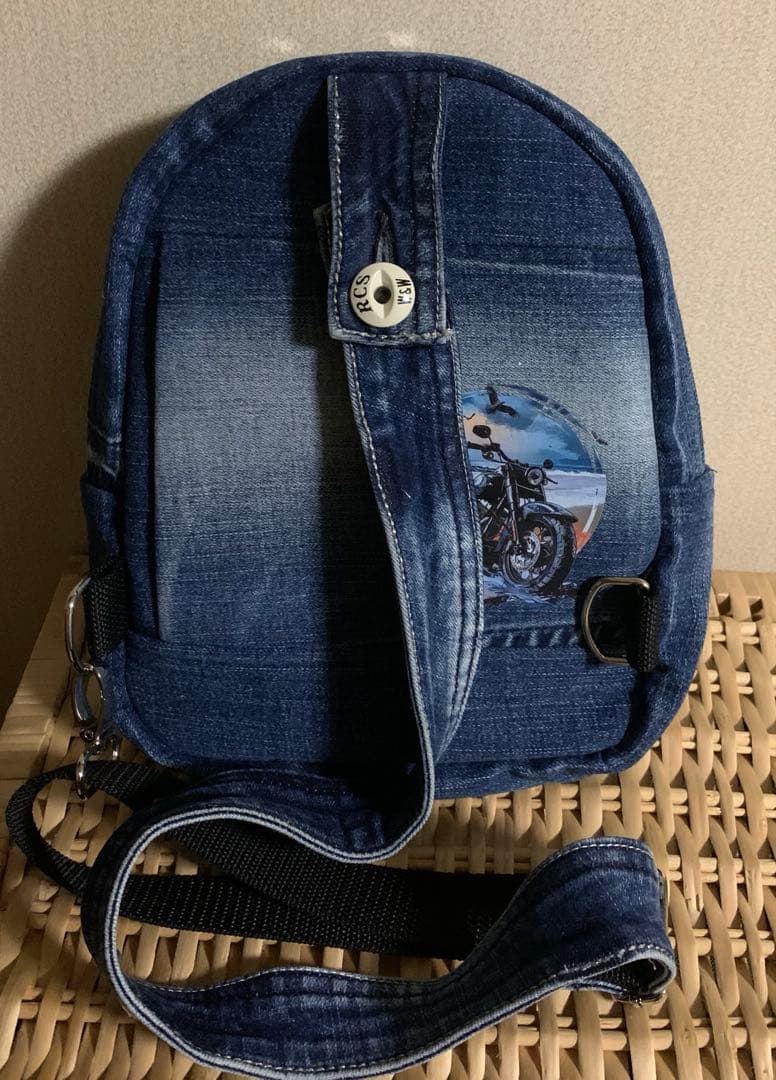 【キンザン号】ボディバッグ(小)×2、デニムリメイク