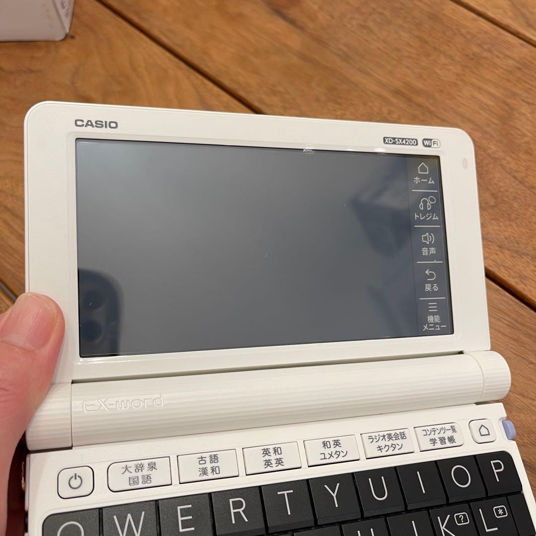 CACIO 電子辞書　EX-word XD-SX4200 ホワイト