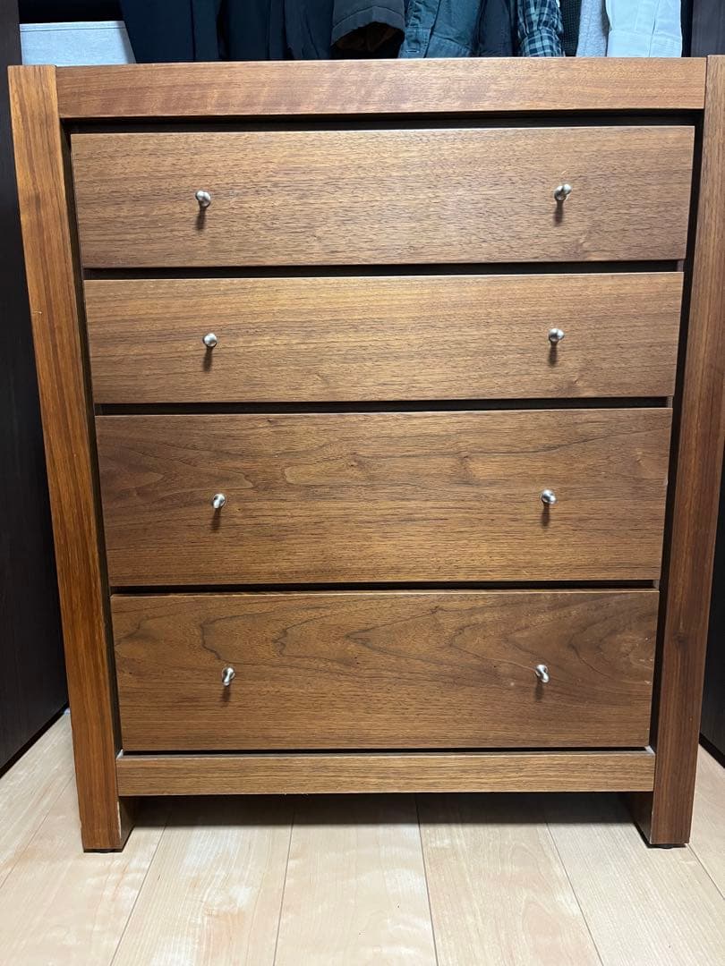 ケユカ 4段チェスト 木製