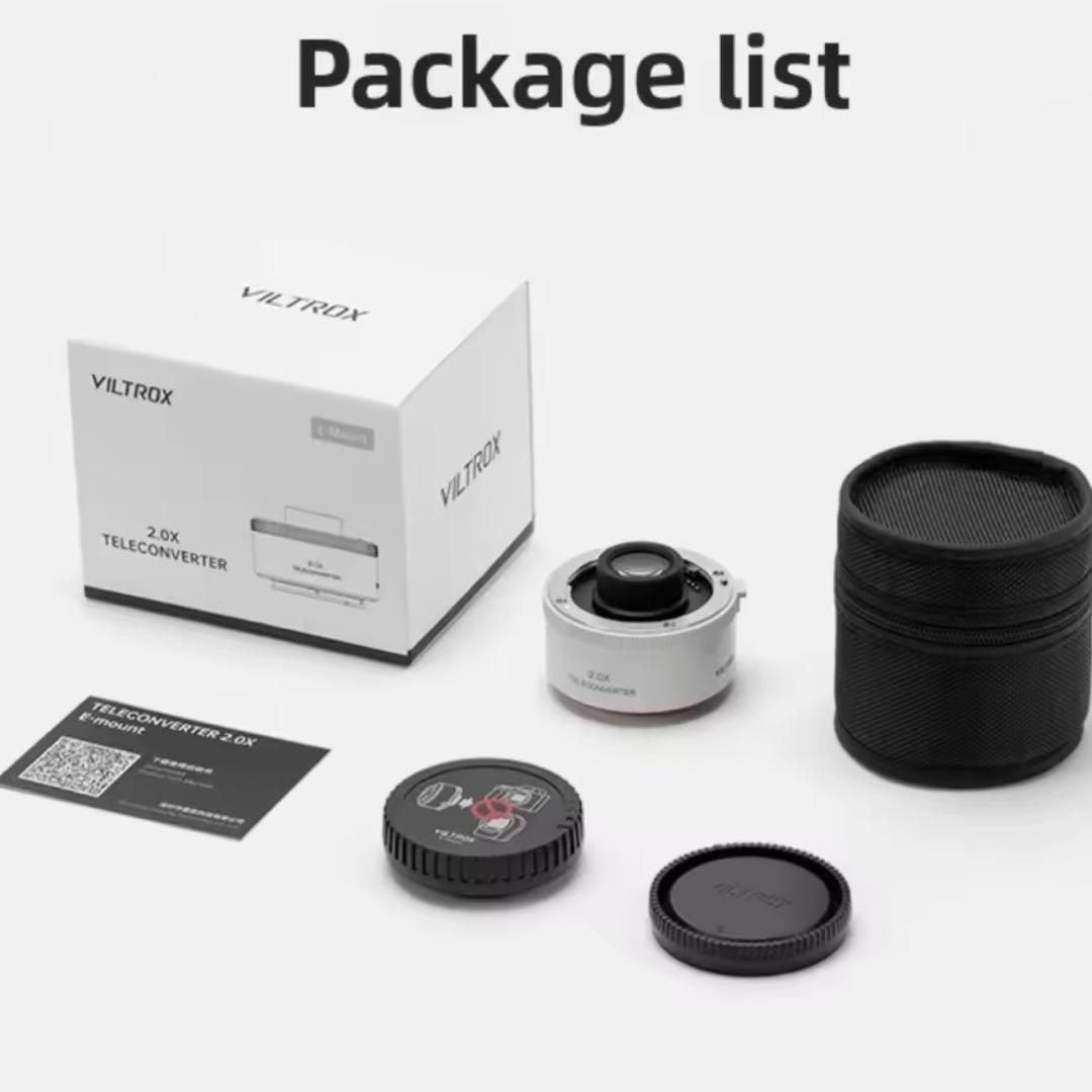 VILTROX TC-2.0X テレコンバーター (ソニー Eマウント用)