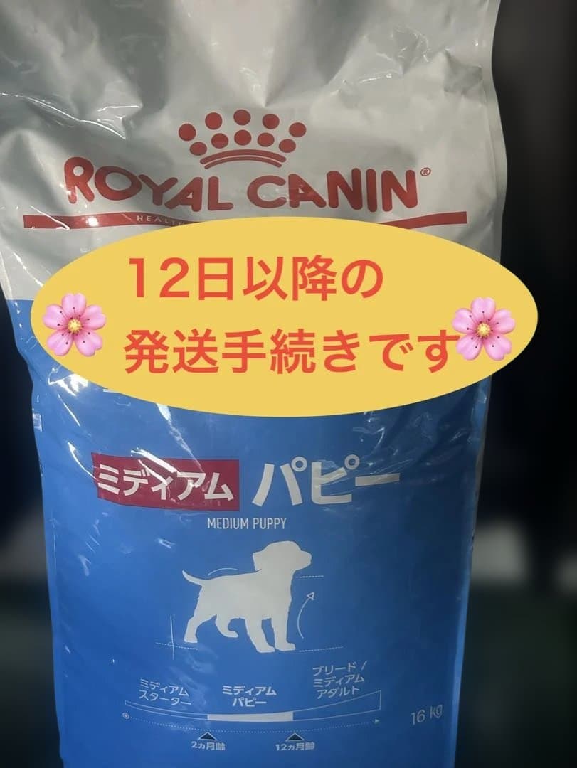 ロイヤルカナン ミディアムパピー16kg