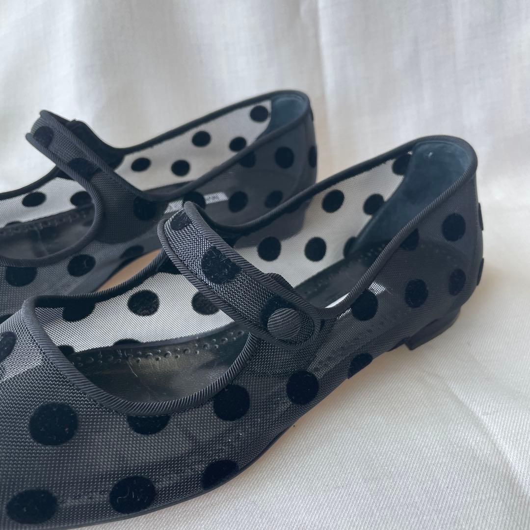 超美品　36.5 MANOLO BLAHNIK マノロブラニク　ドットミュール
