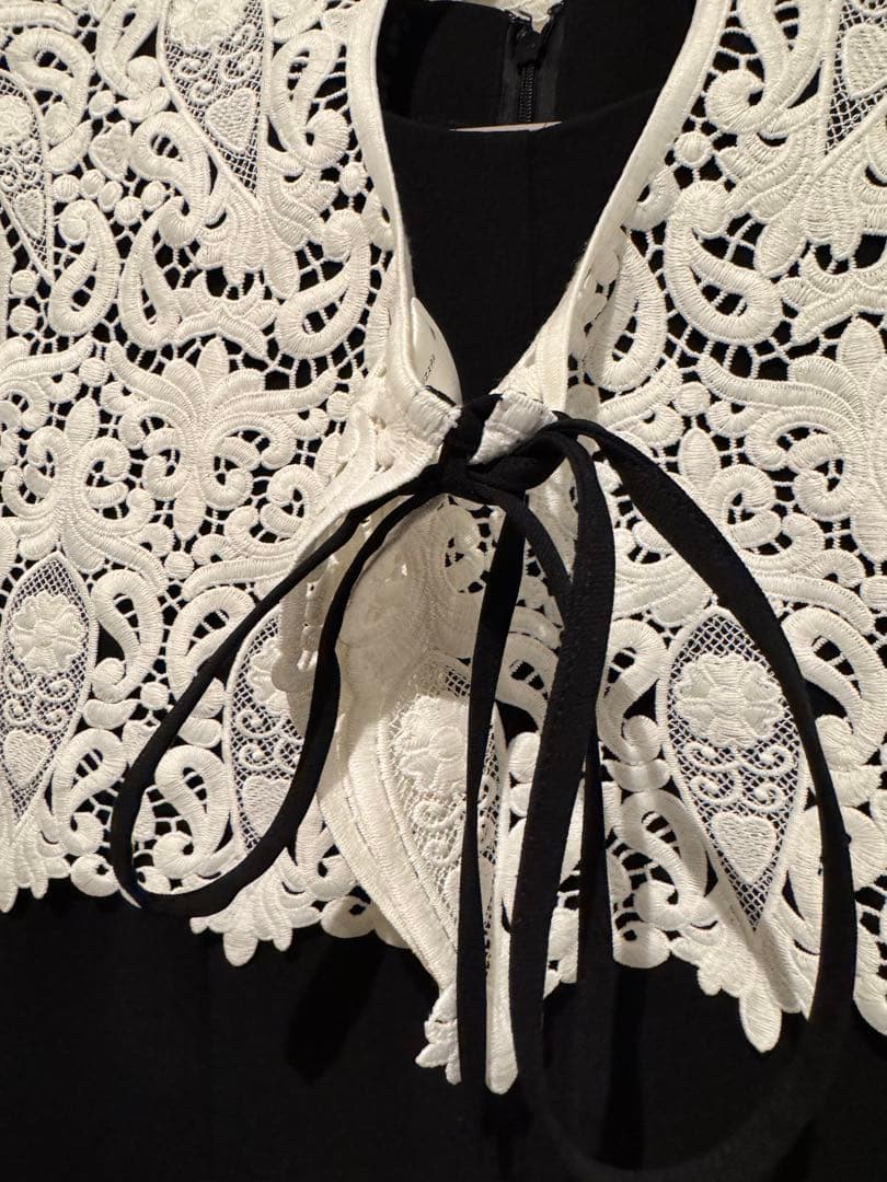 新品　グレースコンチネンタル　刺繍カラー付ドレス　定価59400円