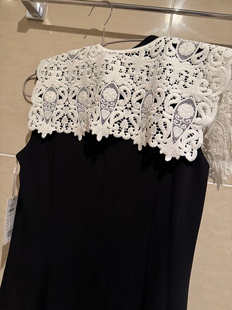 新品　グレースコンチネンタル　刺繍カラー付ドレス　定価59400円