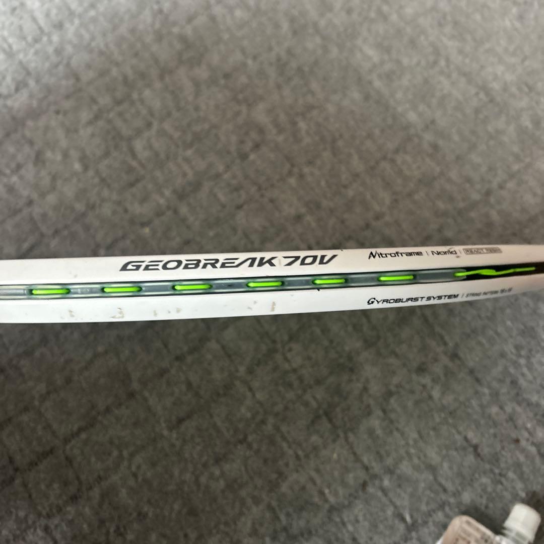 GEOBREAK 70V テニスラケット ホワイト