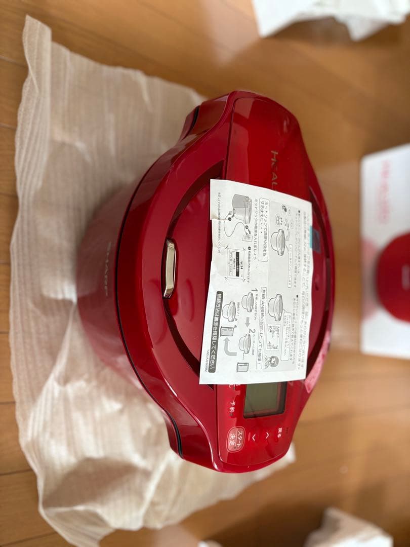 SHARPヘルシオホットクック KN-HW16F-R レッド 未使用