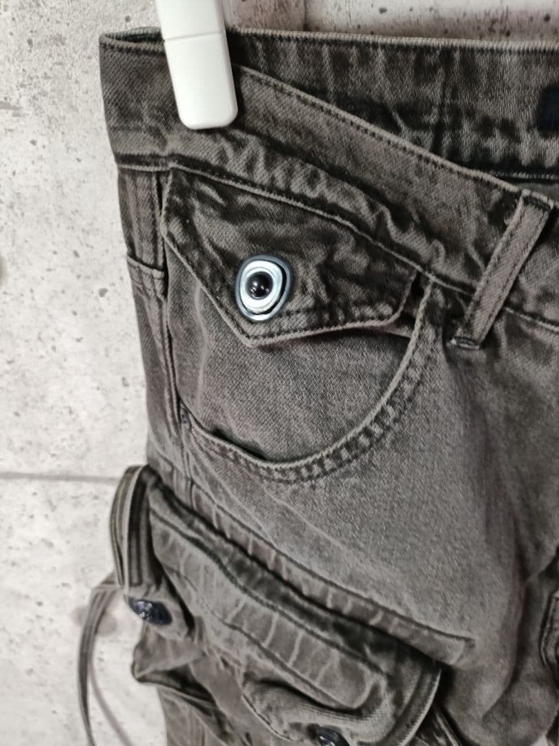 JULIUS デニムカーゴパンツ 美品 size1