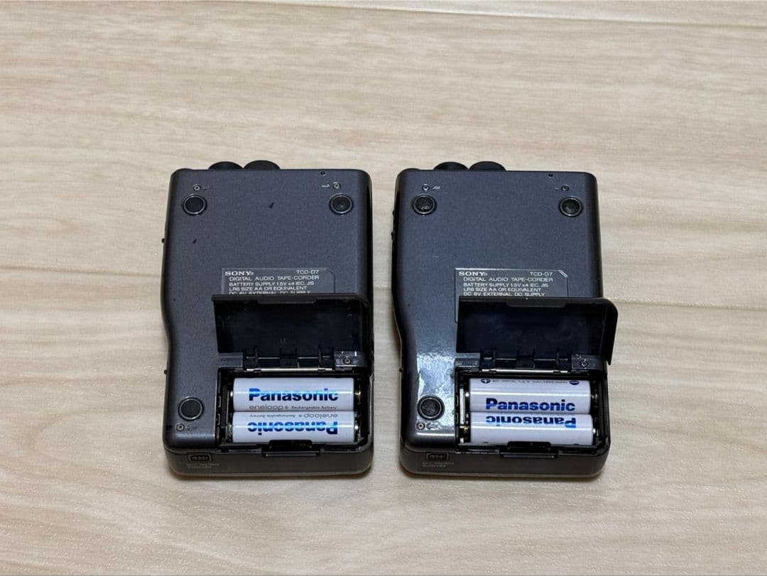 SONY DAT デジタルオーディオテーププレーヤー 2台セットTCD-D7