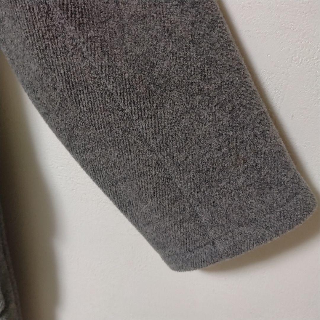 モンゴメリー × ビームス ダッフルコート ウール100% ヘリンボーン グレー