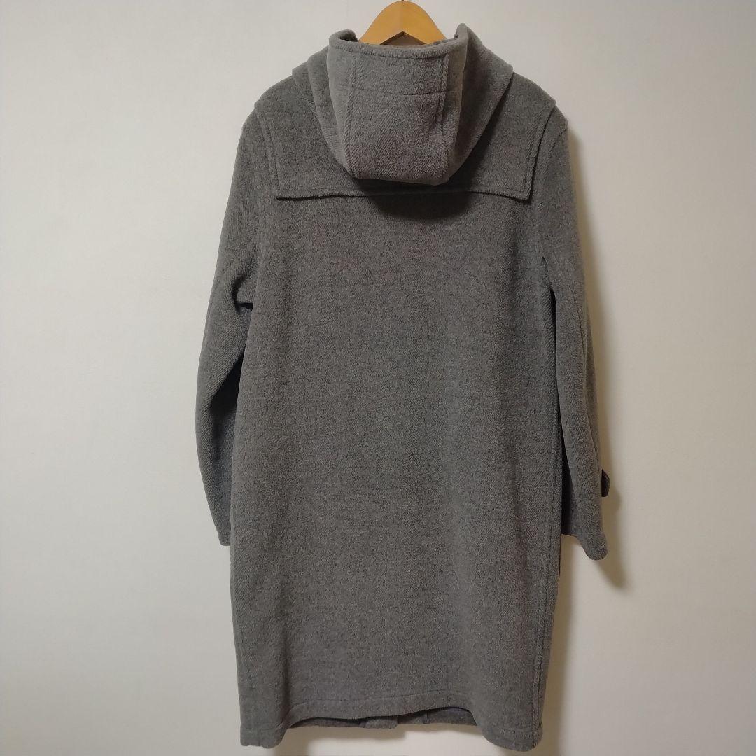 モンゴメリー × ビームス ダッフルコート ウール100% ヘリンボーン グレー