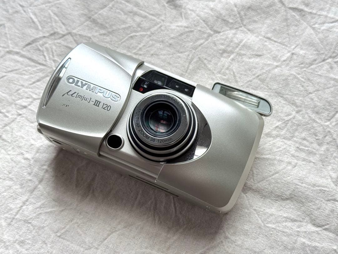 ⌘完動品！ 作例あり 電池付き！ OLYMPUS μ Ⅲ 120⌘