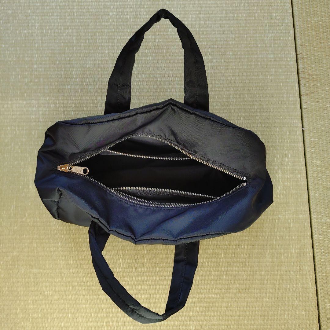 コムデギャルソン　黒のナイロンバッグ