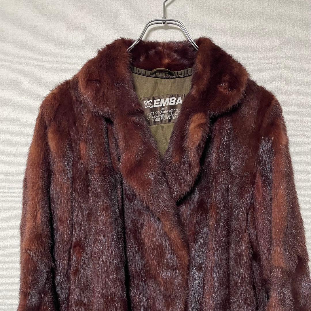 EMBA リアルファージャケット アウター ミンク 毛皮 13号