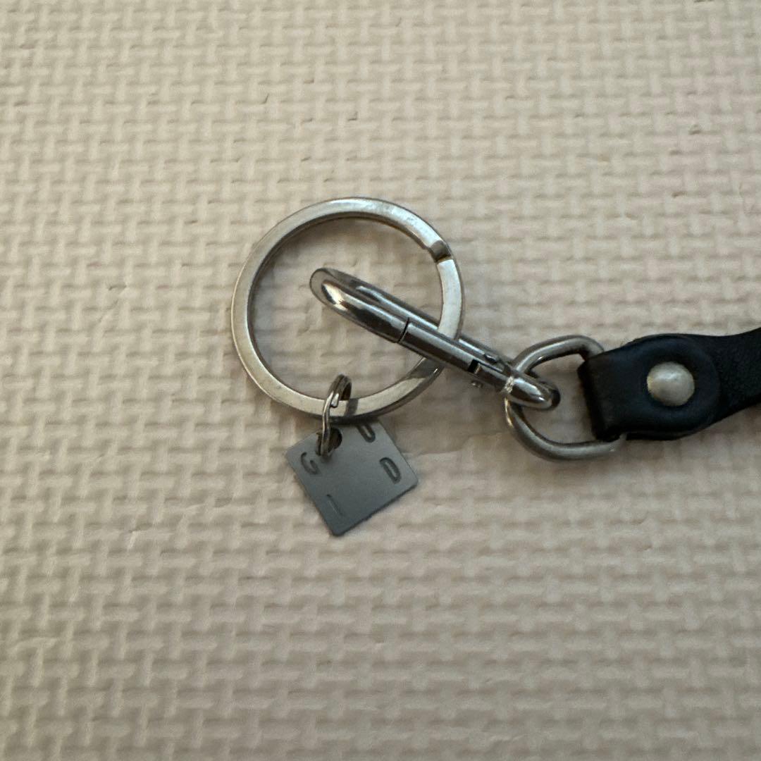 GUIDI ブラックレザー ウォレットチェーン