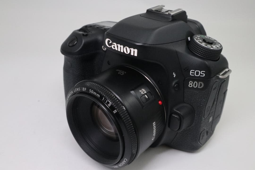 【美品】Canon EOS 80D デジタル一眼レフ 単焦点50mmレンズセット