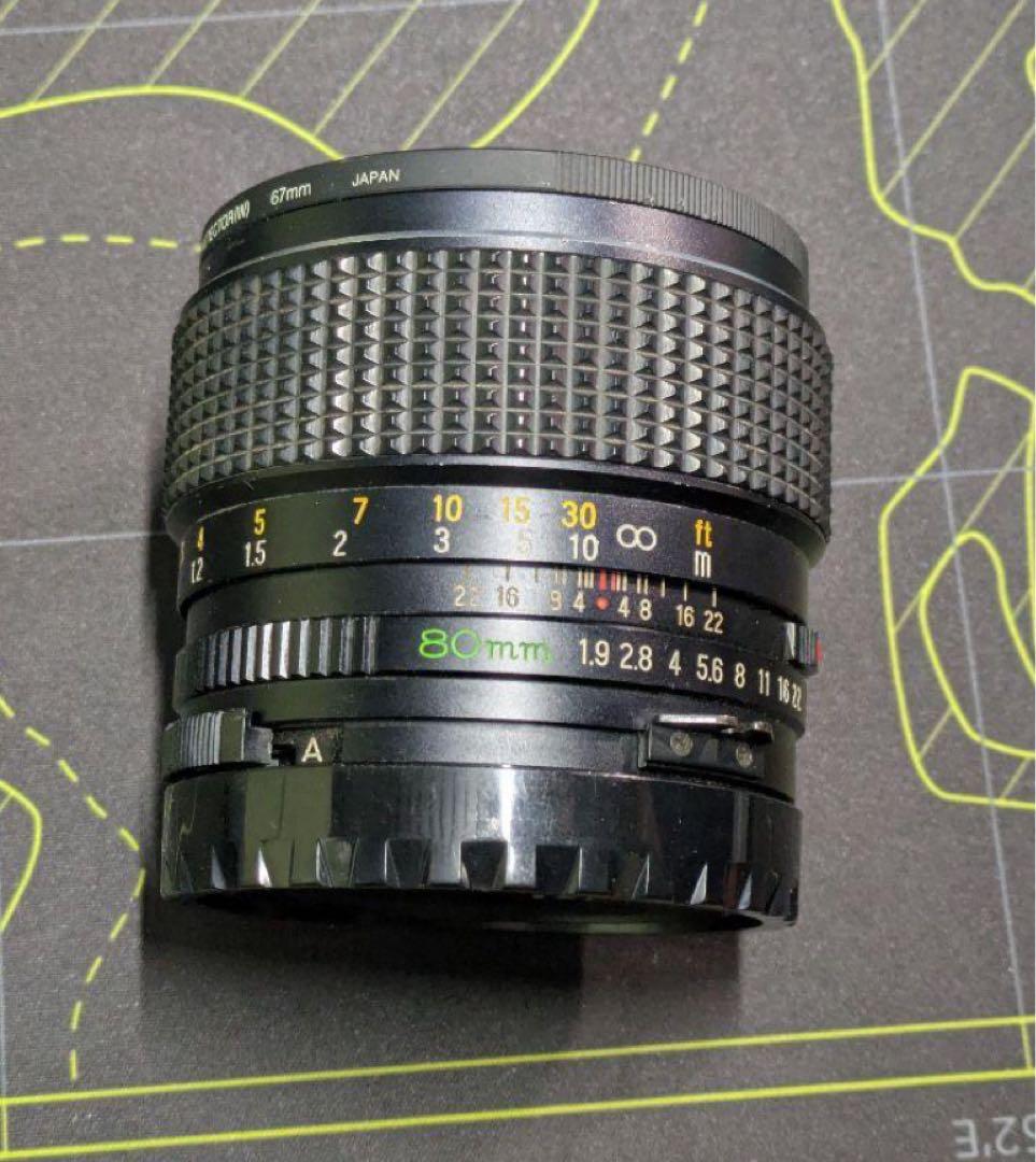 Mamiya sekor C 80mm f1.9 美品