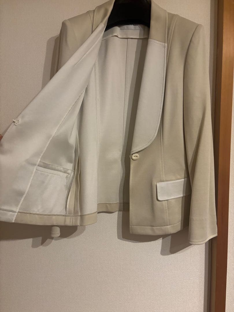 【極美品】miss ashida ジャージーへちま襟ジャケット Mサイズ