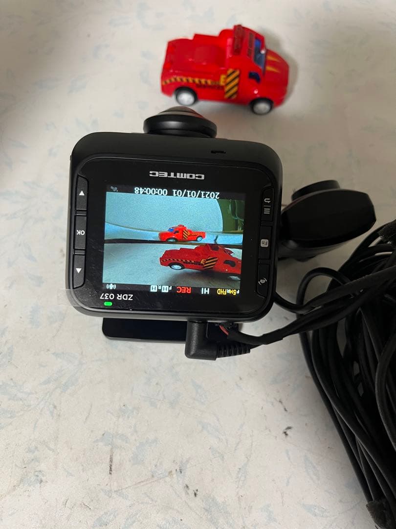 COMTEC前後2カメラ360°カメラ リヤカメラ搭載 ドライブレコーダー[Z]