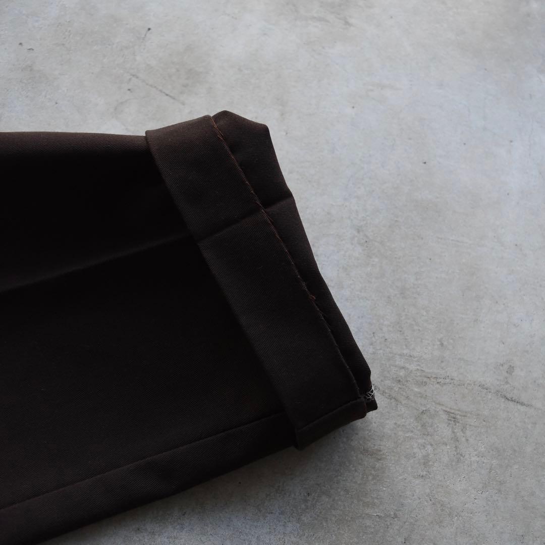 80s90s ディッキーズ ワークパンツ ブラウン チビタグUSA製W34L29