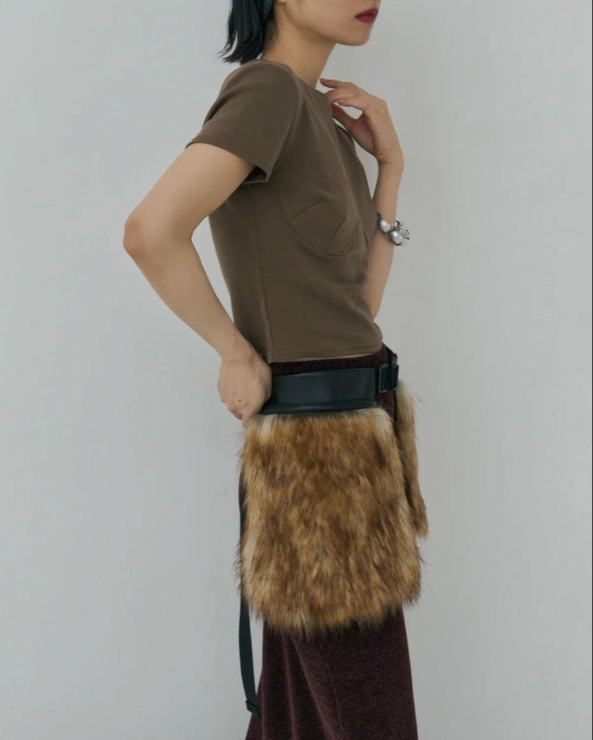 【Mediam】Double Craft Fur Bag