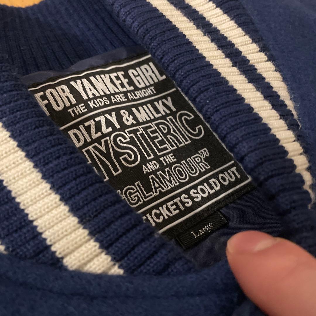 HYSTERIC GLAMOUR No see evil スタジャン Lサイズ