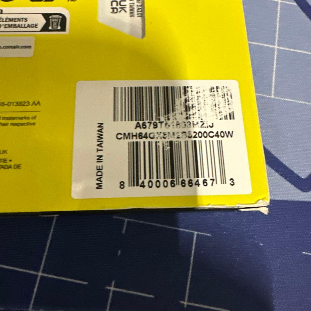 PCメモリー　CORSAIR DDR5 64GB 5200MHz