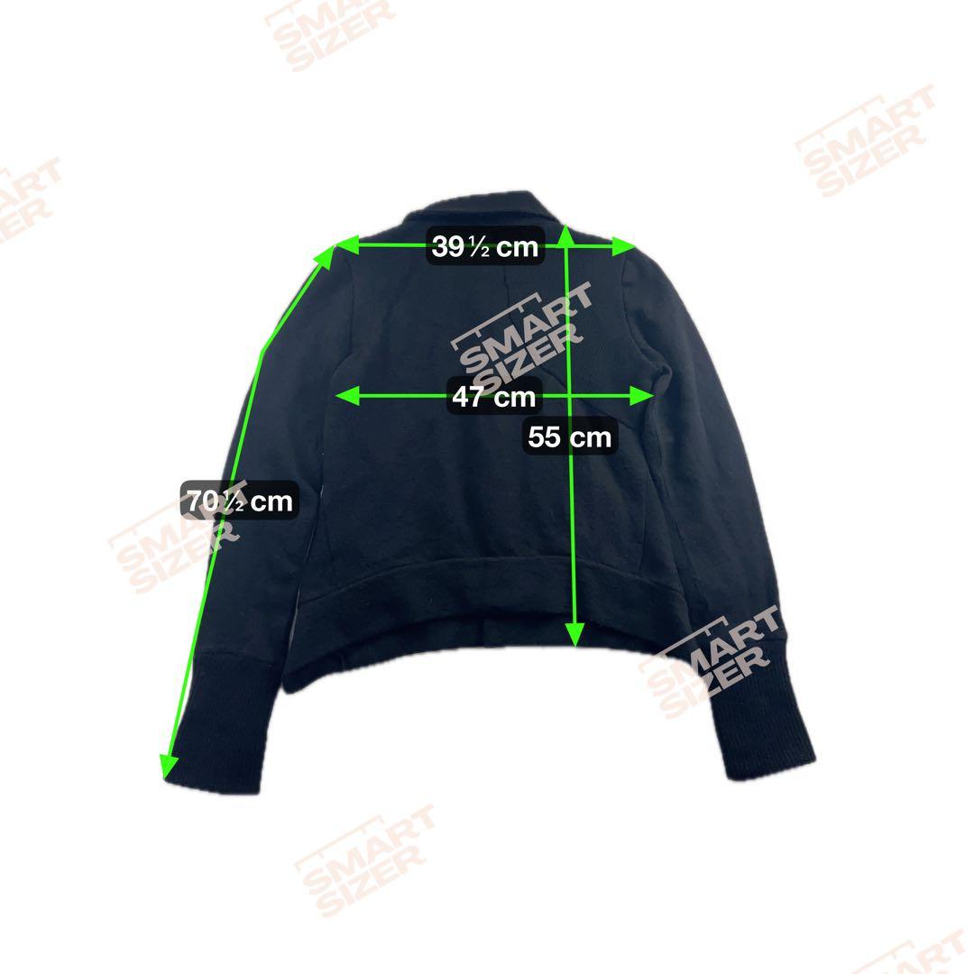 希少✨y's ワイズ ニットジャケット アシンメトリーデザイン ブラック 黒