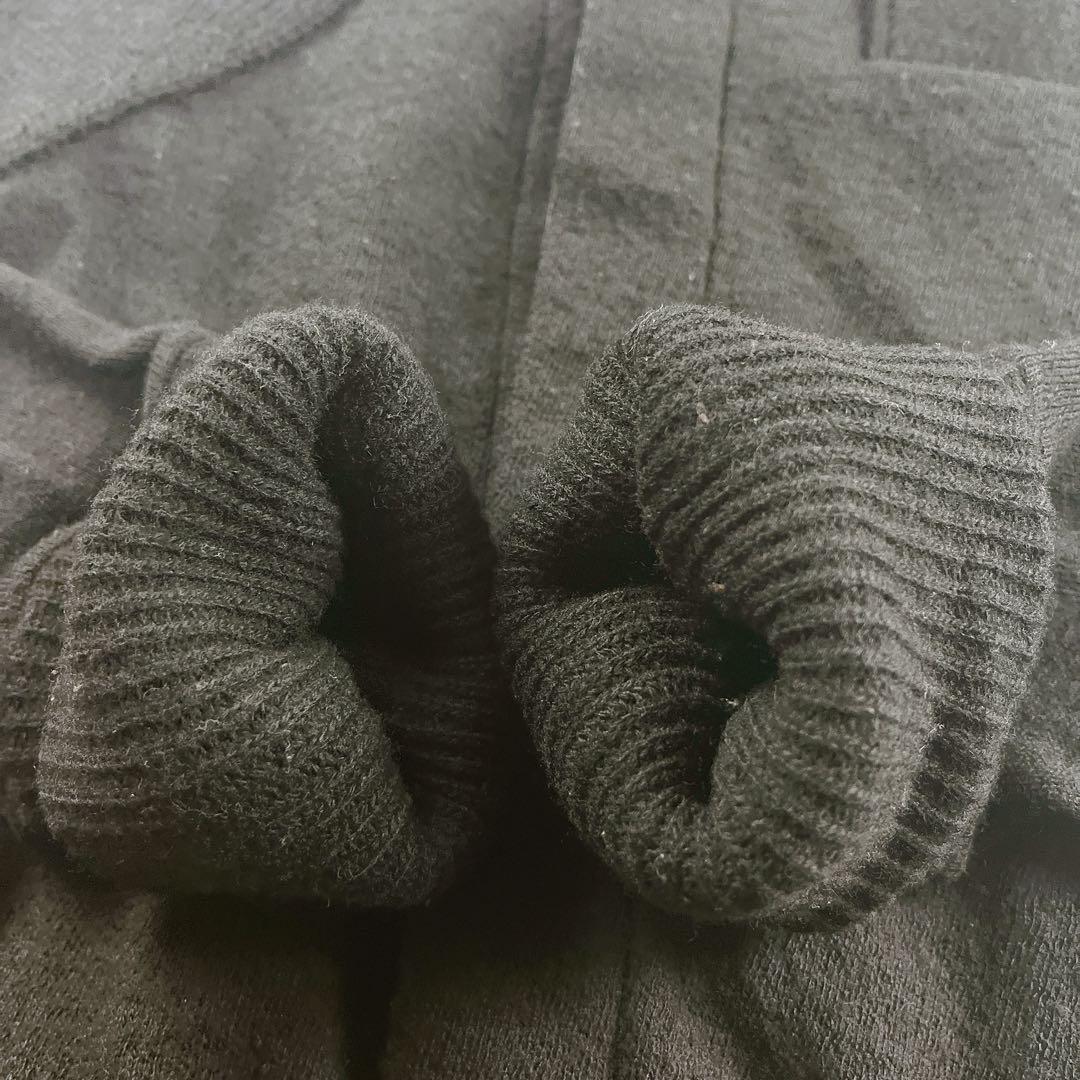 希少✨y's ワイズ ニットジャケット アシンメトリーデザイン ブラック 黒