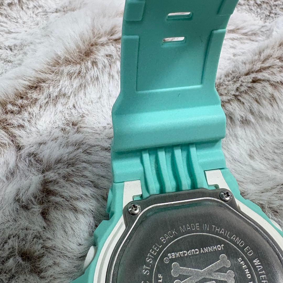 希少　G-SHOCK コラボ　ジョニーカップケーキ　デジタル　ミントグリーン