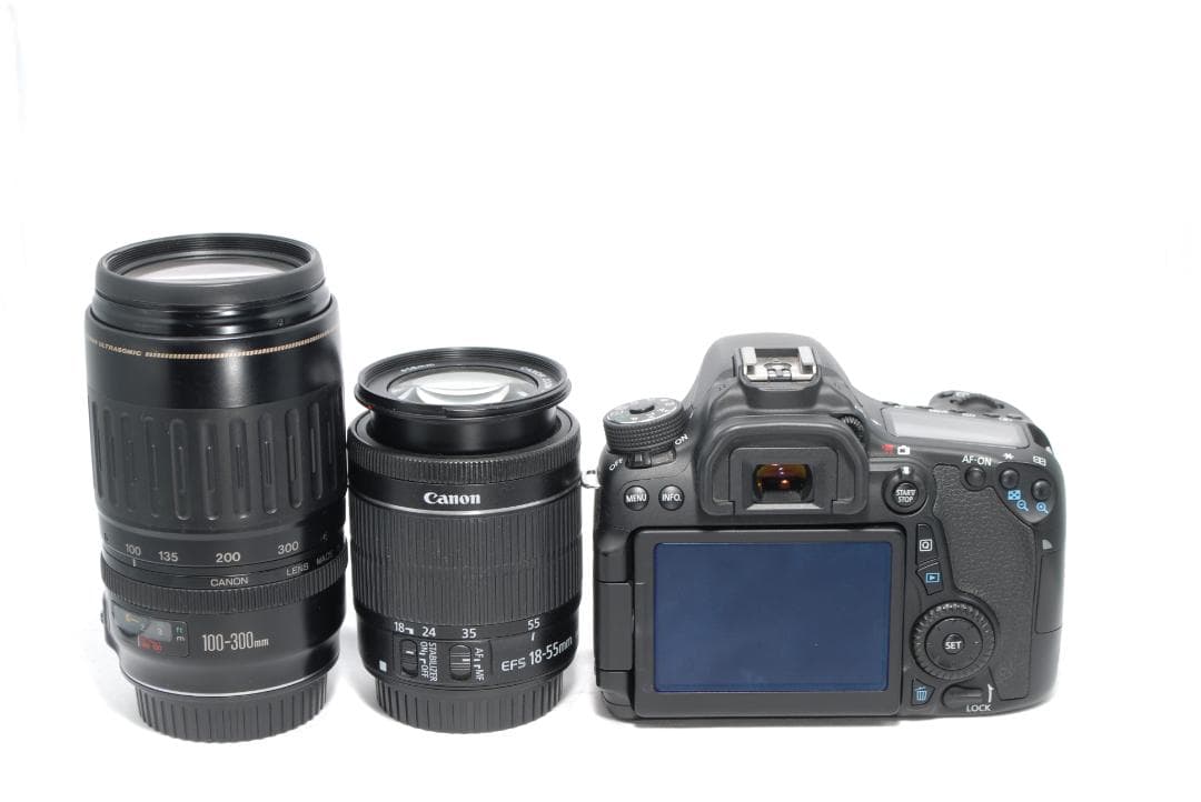 ✨Canon EOS 70D✨Wレンズ✨高速AF＆超望遠✨一眼レフカメラ