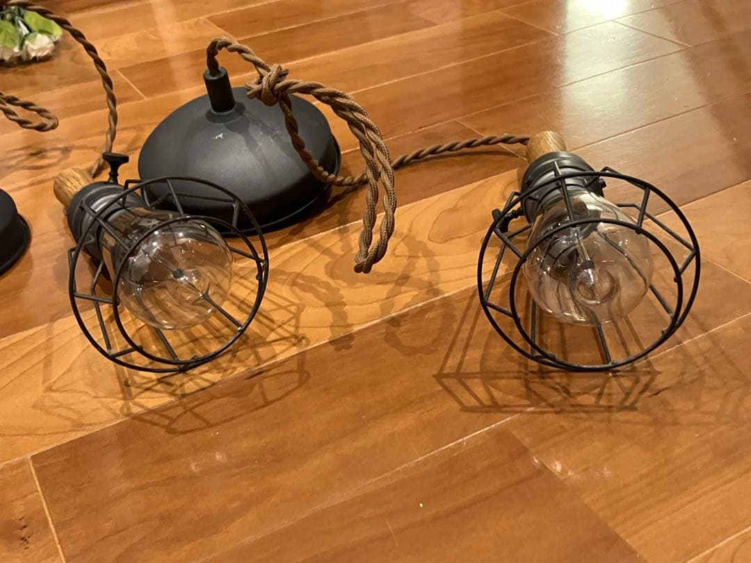 アートワークスタジオ　ペンダントライト 2個セット 木製ハンドル　おしゃれ