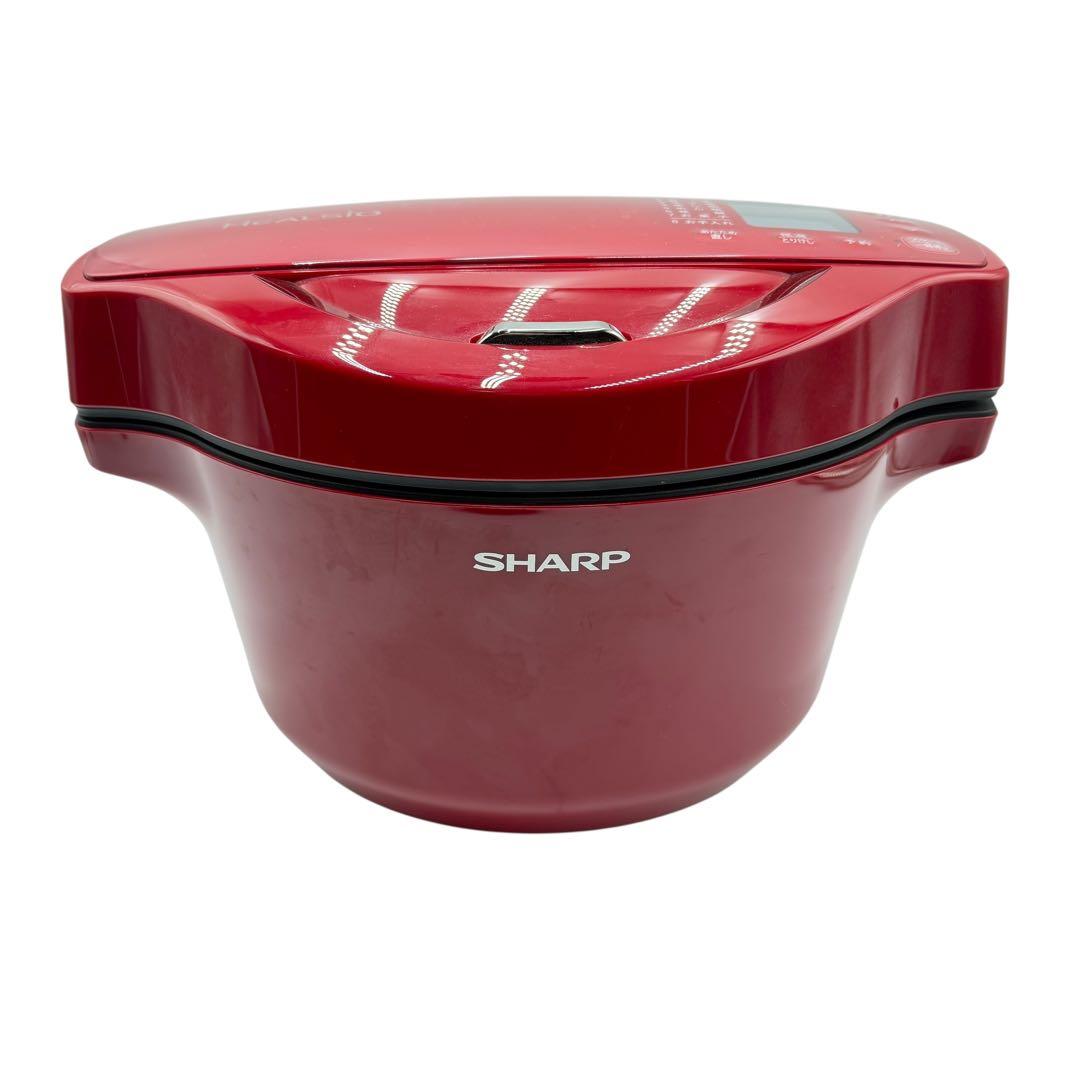 SHARP ヘルシオ 水なし自動調理鍋 KN-HT16E-R 1.6L 美品