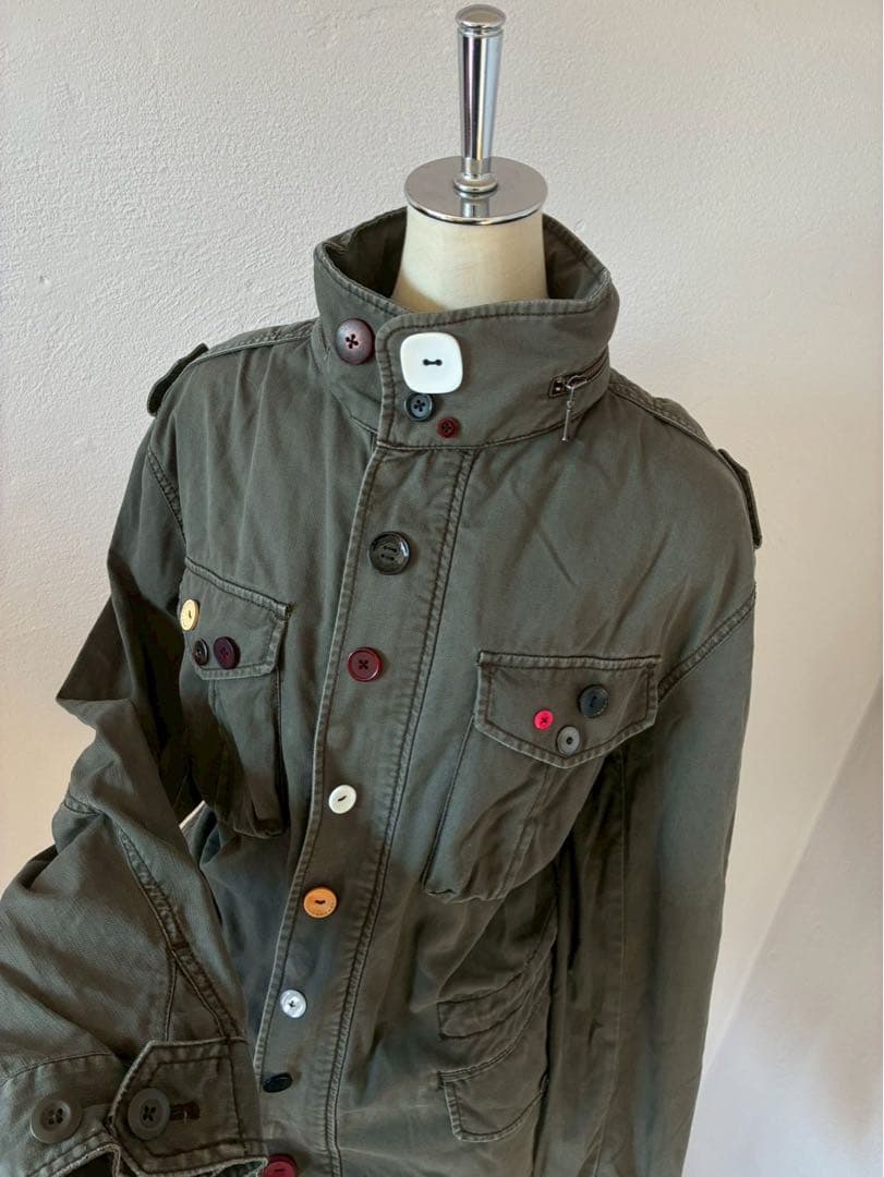 激レア✴︎y2kボタン再構築　ミリタリーライダース　平成ギャル　ストリートNANA